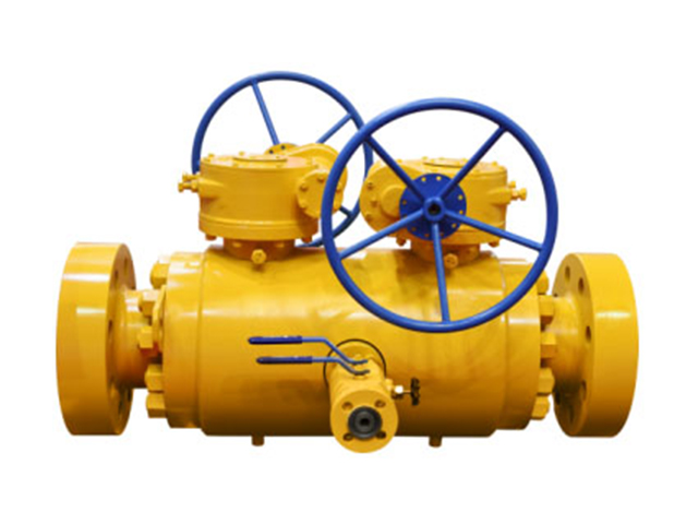 Modular double block & bleed (DBB)trunnion ball valve