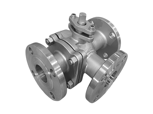 T type three-way ball valve