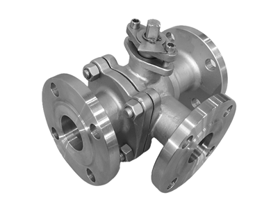 L Type three-way ball valve